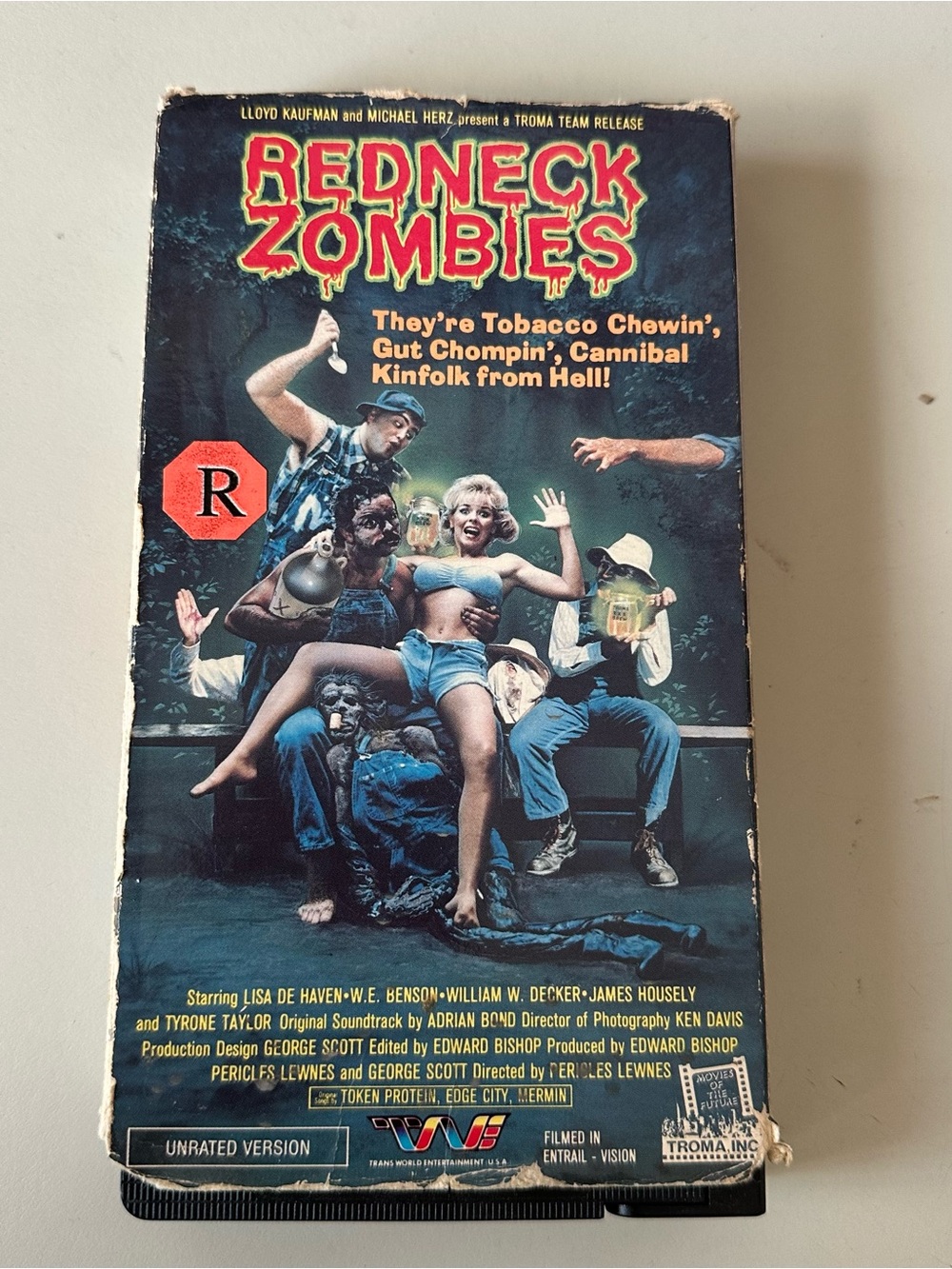 Redneck Zombies VHS Tape - Classic Horror Comedy